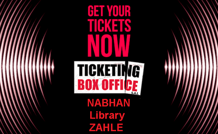 Get Your tickets now from Zahle 