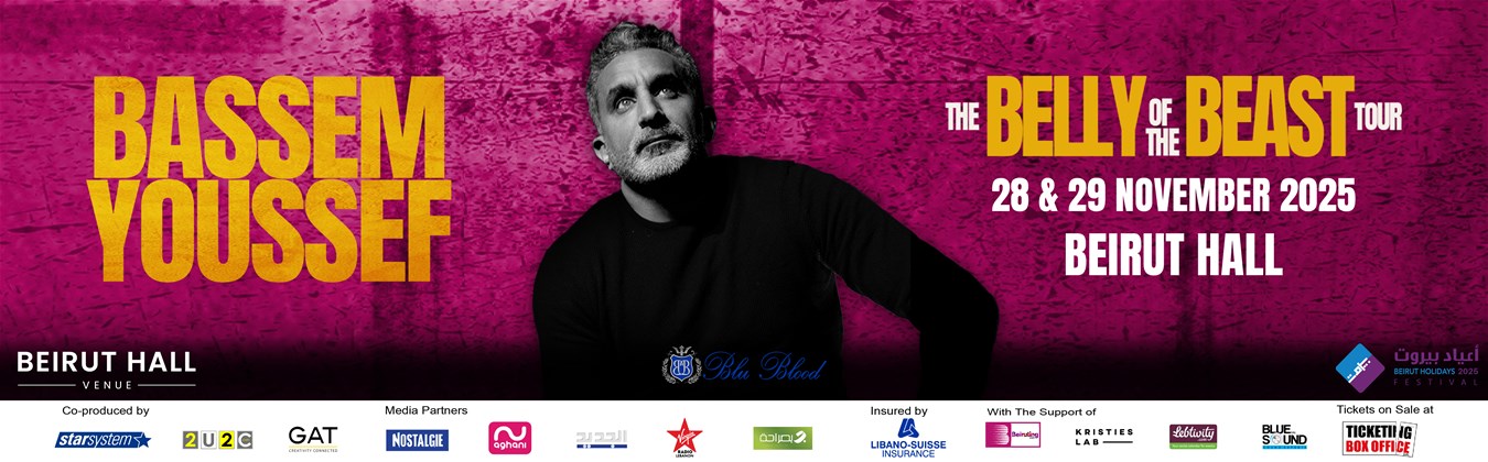 BASSEM YOUSSEF - The BELLY  Of The BEAST Tour