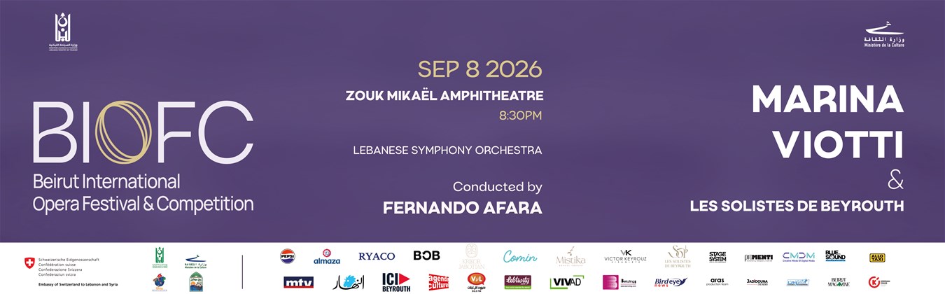 Grammy Award -Winning mezzo-soprano Marina VIOTTI at the Beirut International Opera Festival & Competition BIOFC