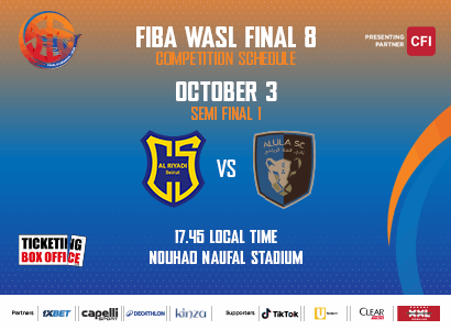  SEMI FINALS  - AL RIYADI BEIRUT (LBN) vs AL ULA CLUB (KSA)