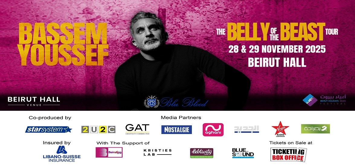 BASSEM YOUSSEF - The BELLY  Of The BEAST Tour