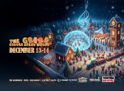 THE GRAND GINGERBREAD HOUSE