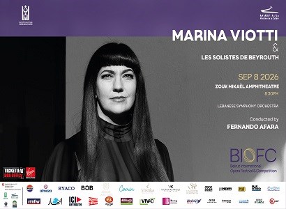 Grammy Award -Winning mezzo-soprano Marina VIOTTI at the Beirut International Opera Festival & Competition BIOFC